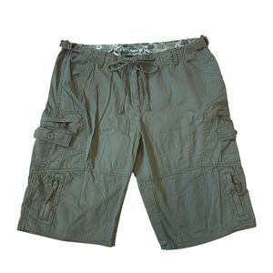 BUM EQUIPMENT | Vintage Women’s Olive Green Cargo Shorts Cotton Size 12